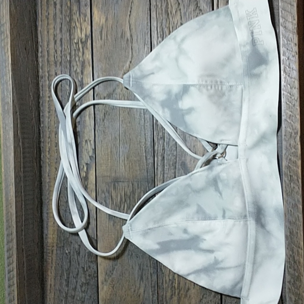 Victoria's Secret PINK Marble Bralette Size Small EUC